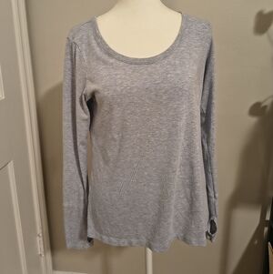 Women's Light Blue Long Sleeve Top